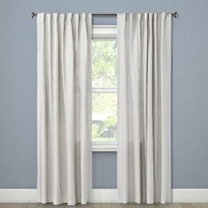 Open Box - Threshold - 1pc 54"x84" Light Filtering Honeycomb Curtain Pane Gray